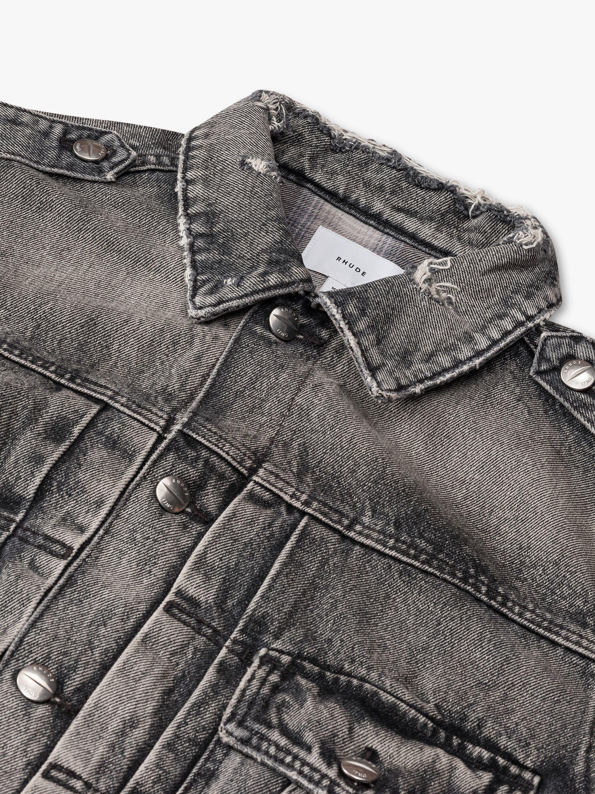 RHUDE DENIM TRUCKER JACKET - 3