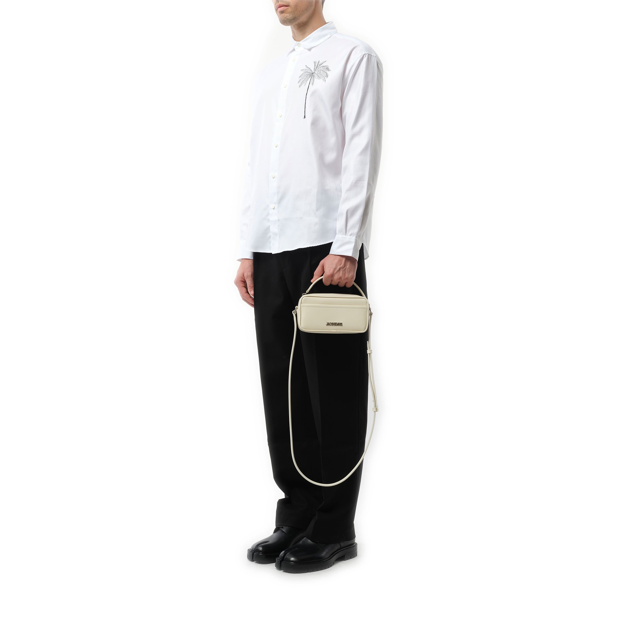 Le Baneto Crossbody Bag in Light Ivory - 4