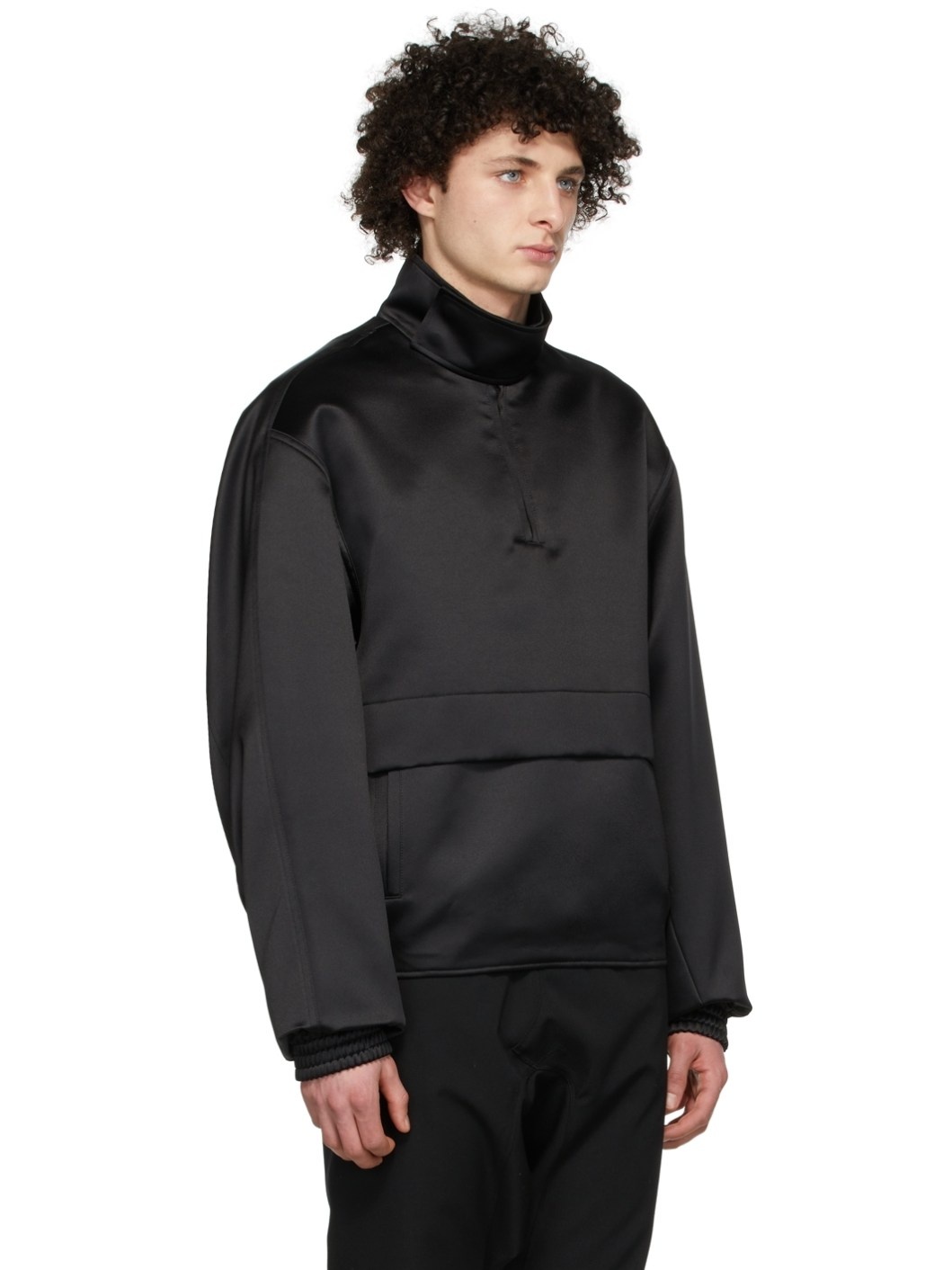 Black Polyester Jacket - 2