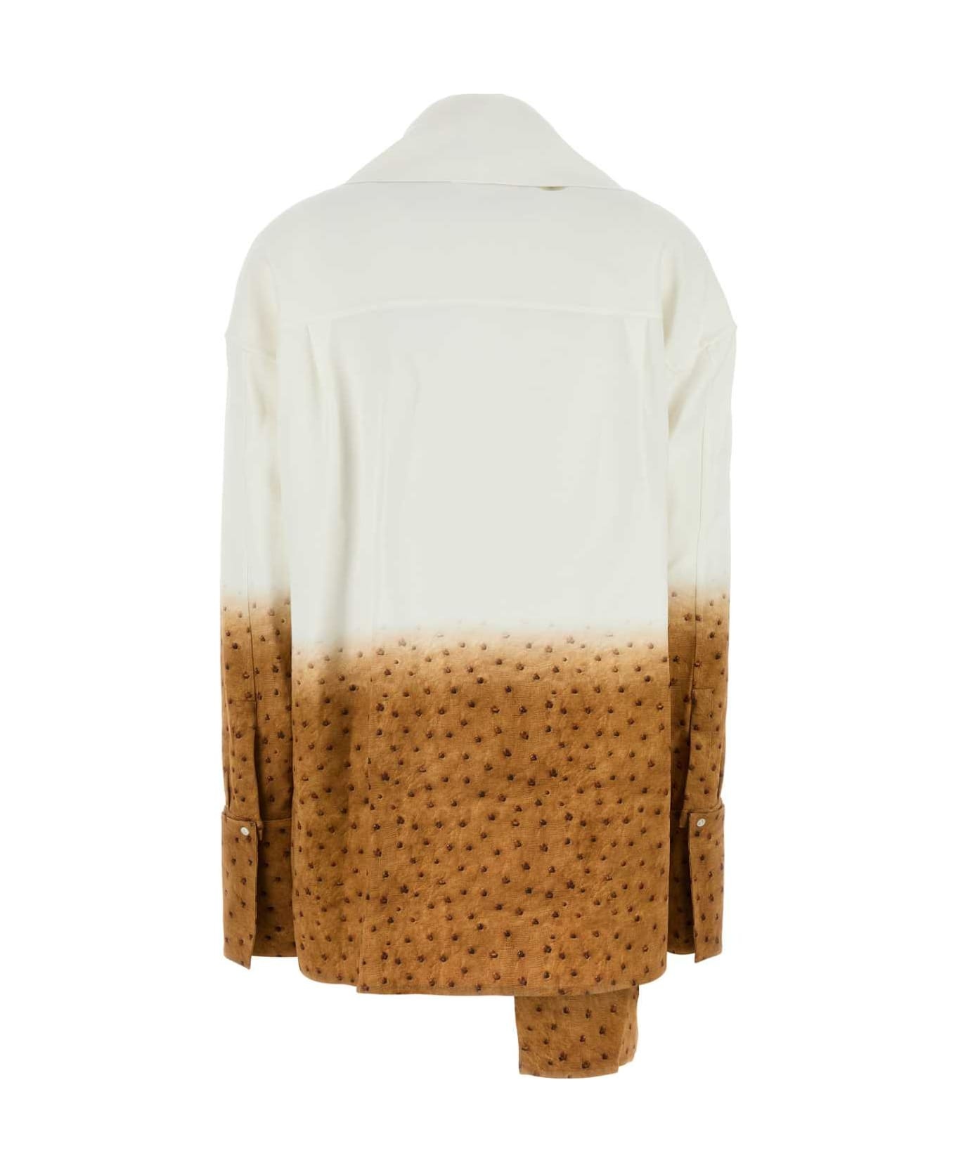 Printed Crepe Shirt - 2