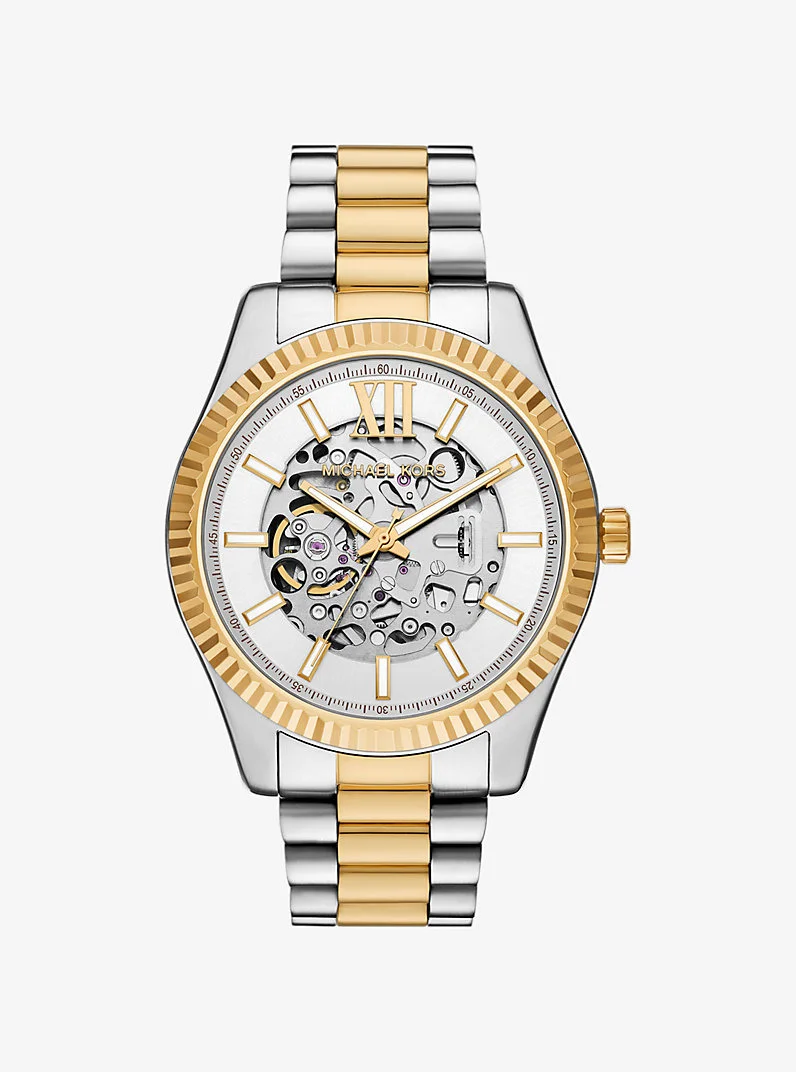 Oversized Lexington Two-Tone Watch - 1