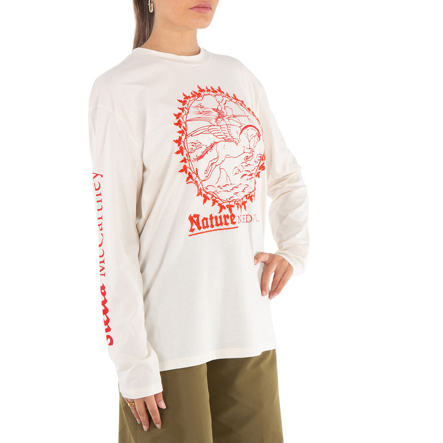 Stella McCartney Logo Printed Long-Sleeve T-Shirt - 5