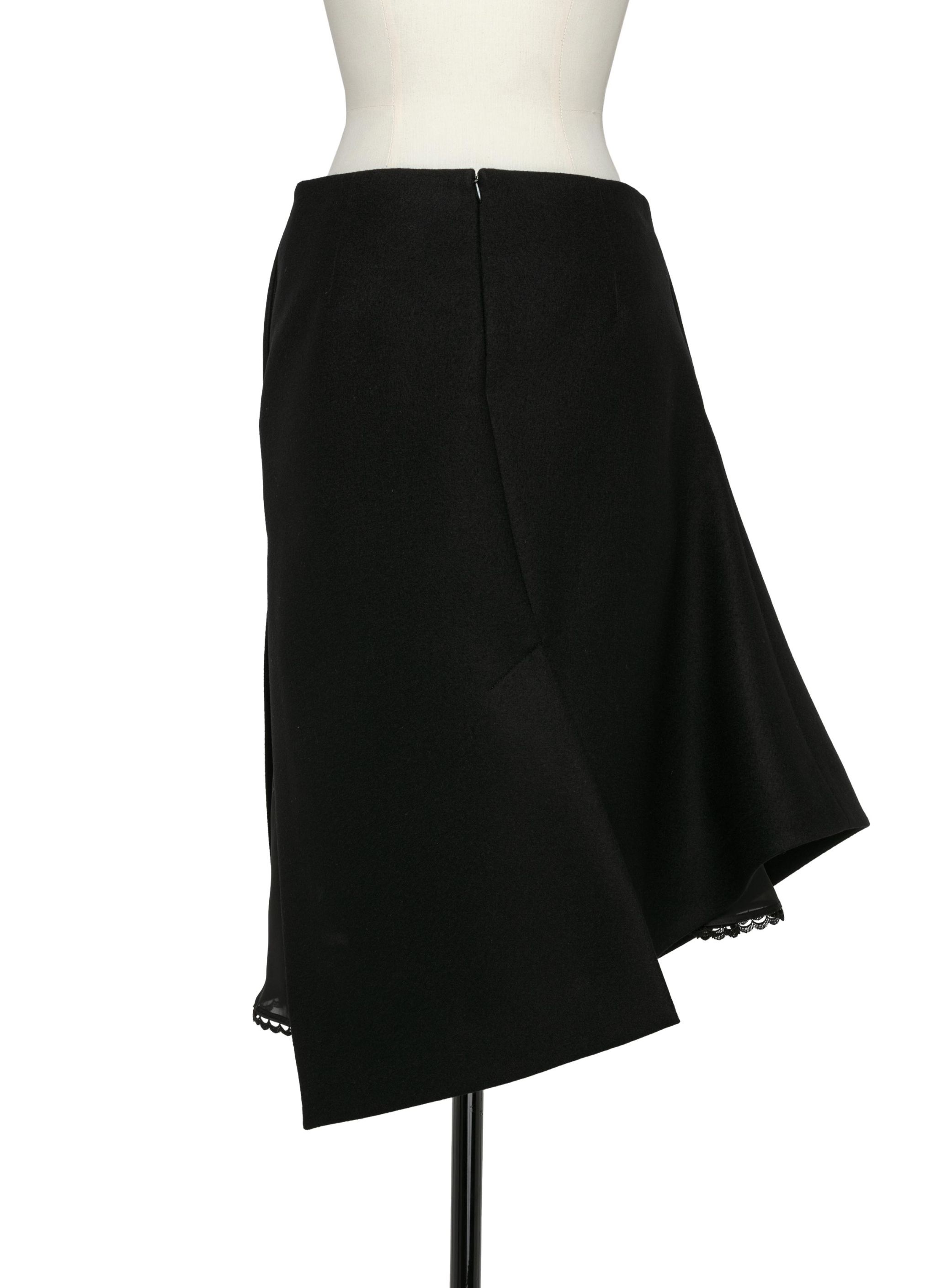 Wool Melton Skirt - 4