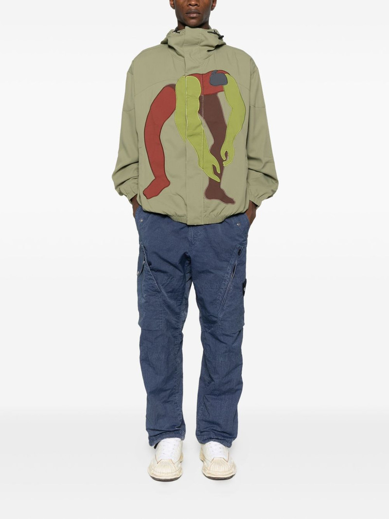 KidSuper graphic-print hooded jacket outlook