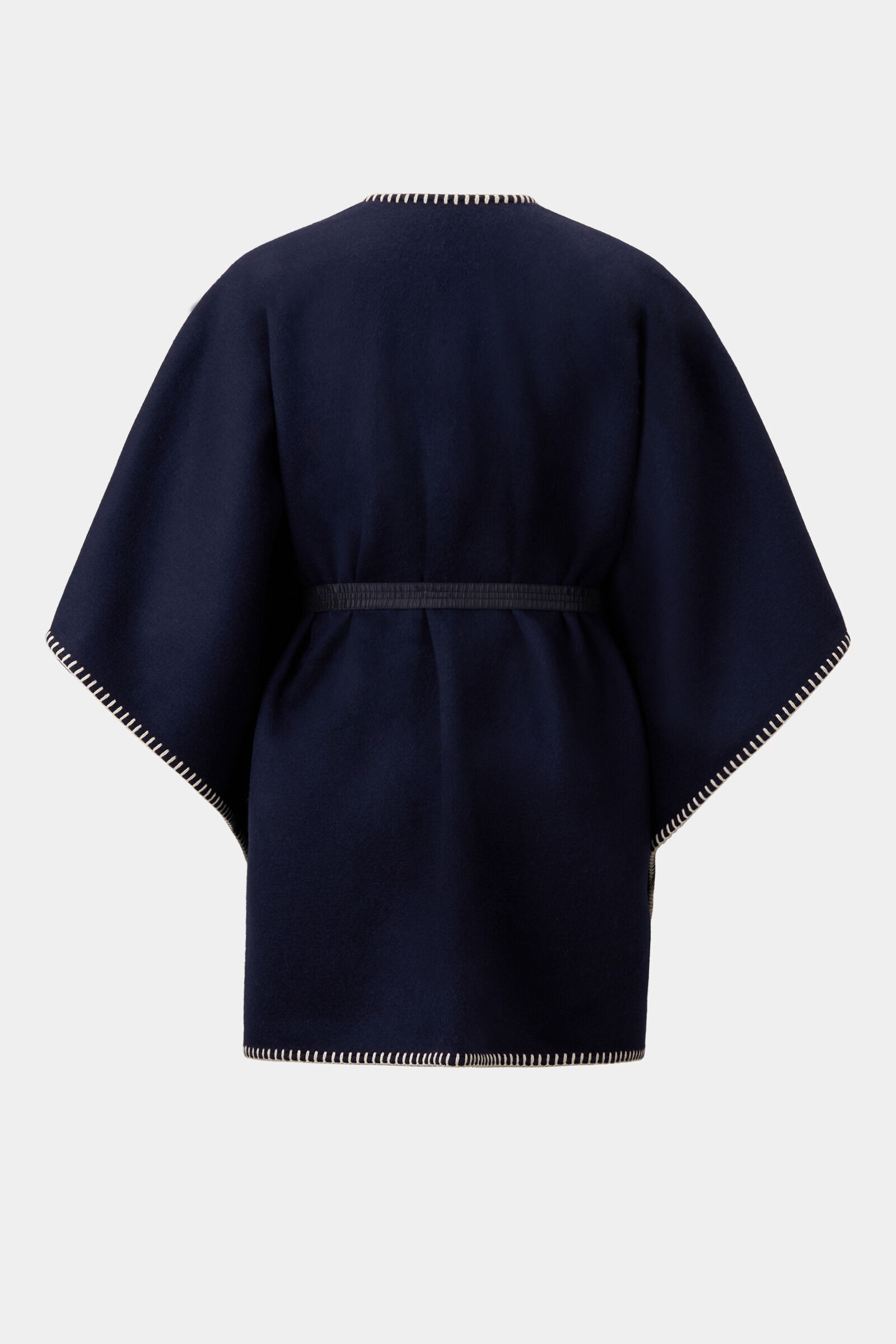 Nancie poncho in Navy blue - 2