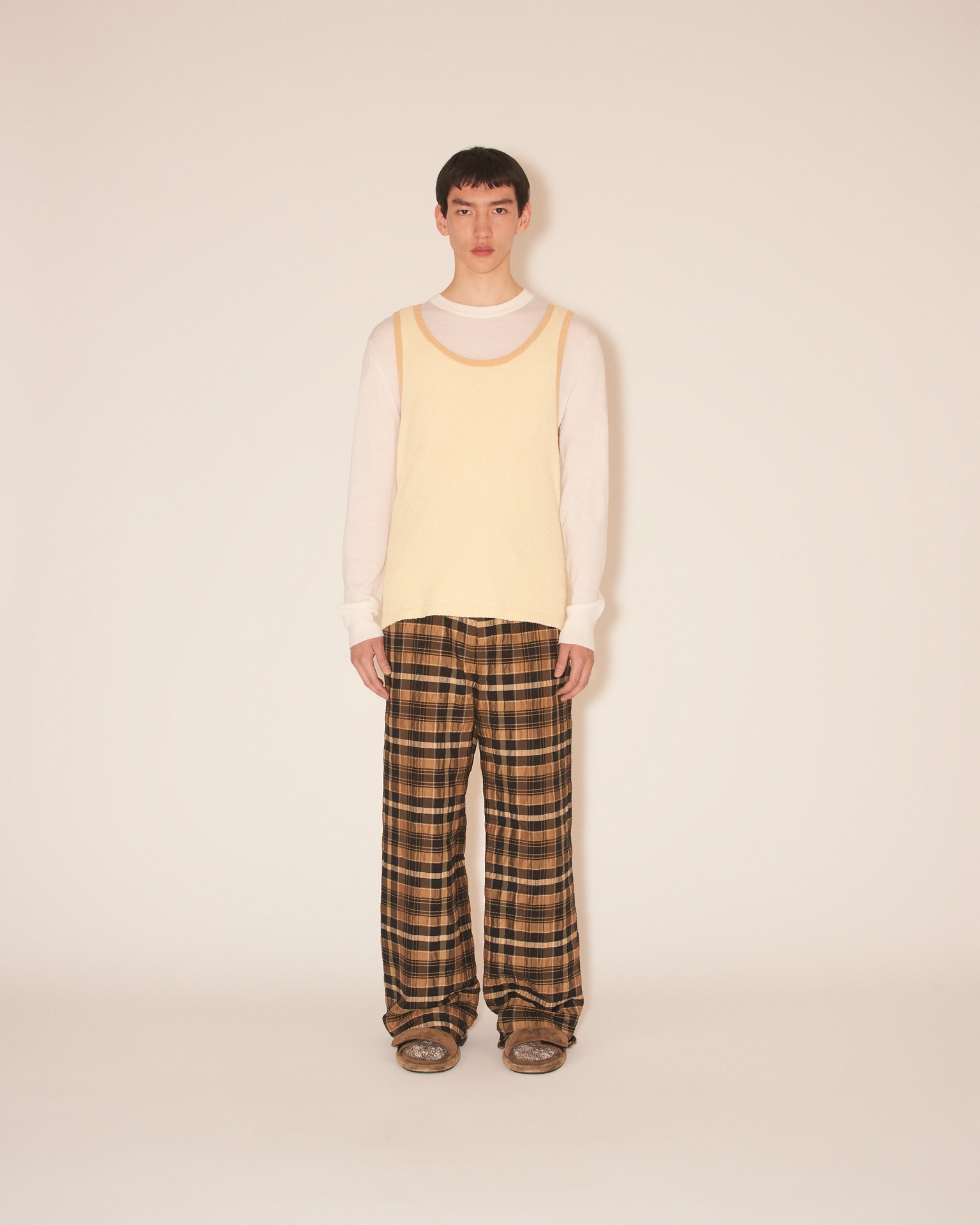 BASTEN - Terry cloth tank top - Light colourblock - 2
