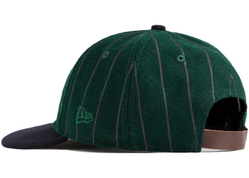 AIMÉ LEON DORE Aime Leon Dore New Era Wool Pinstripe Yankee Hat Green/Navy outlook