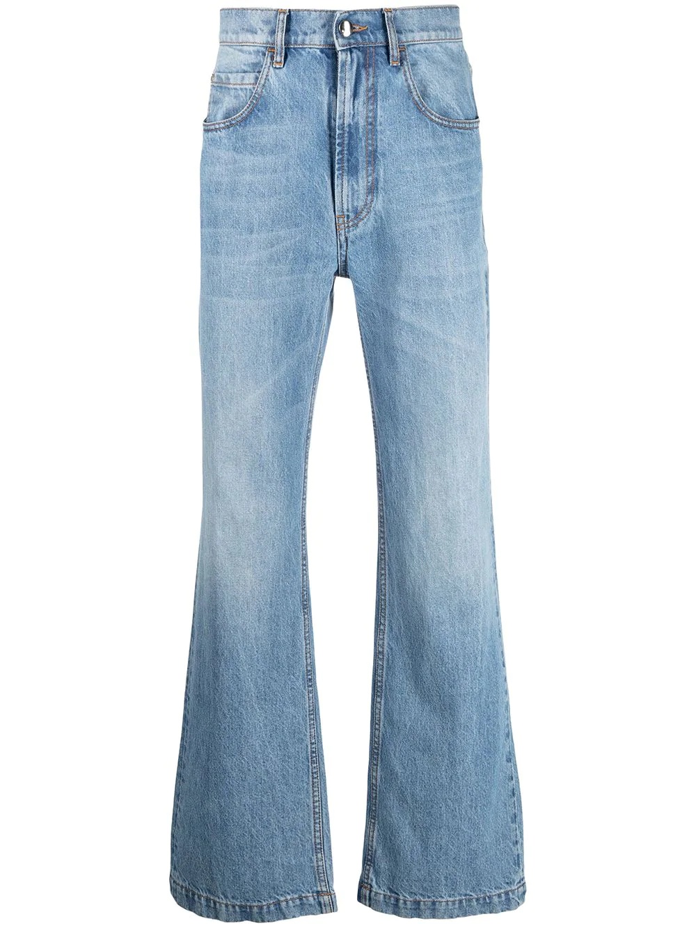 mid-rise bootcut jeans - 1