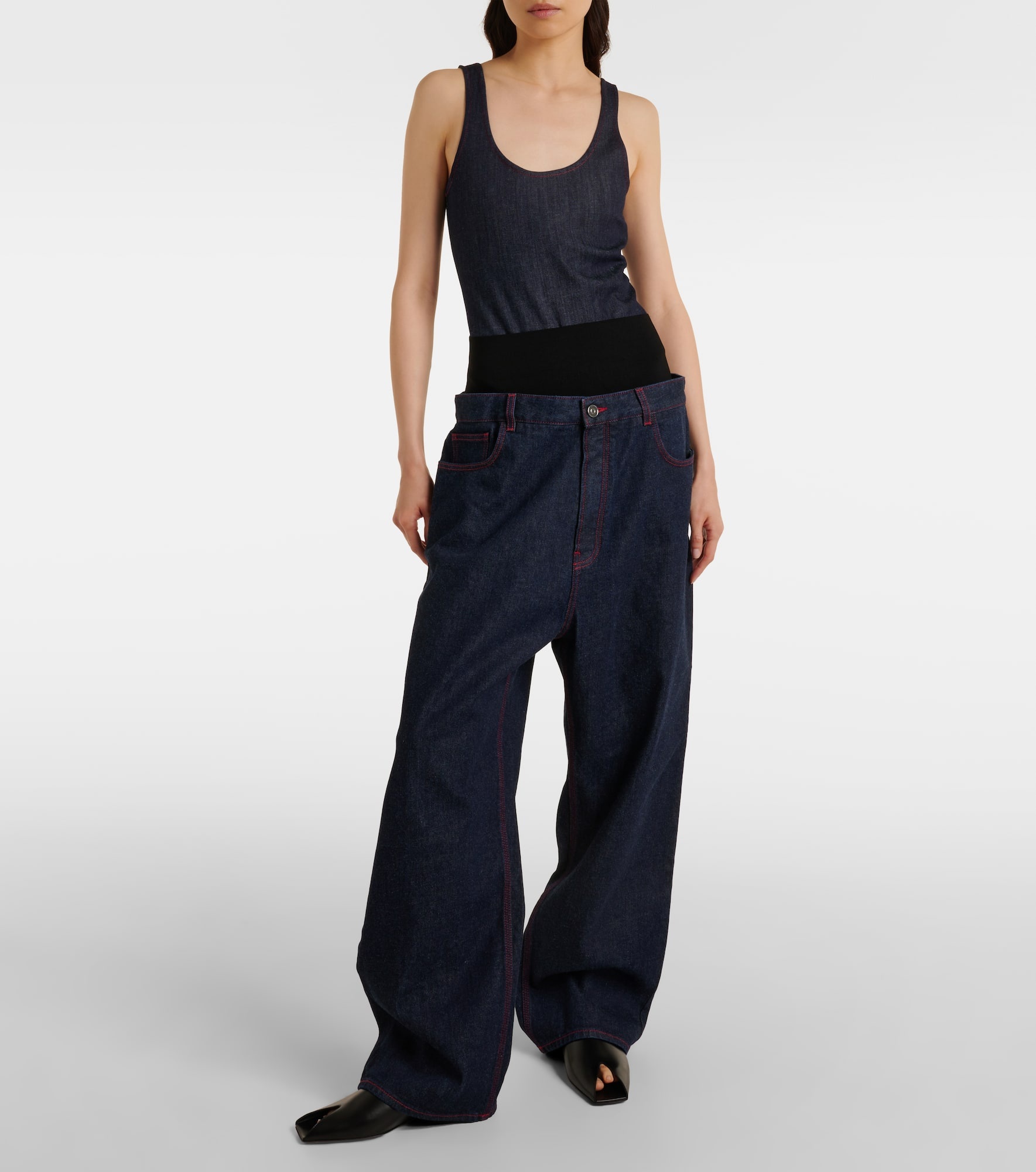 Spike leather mules - 2