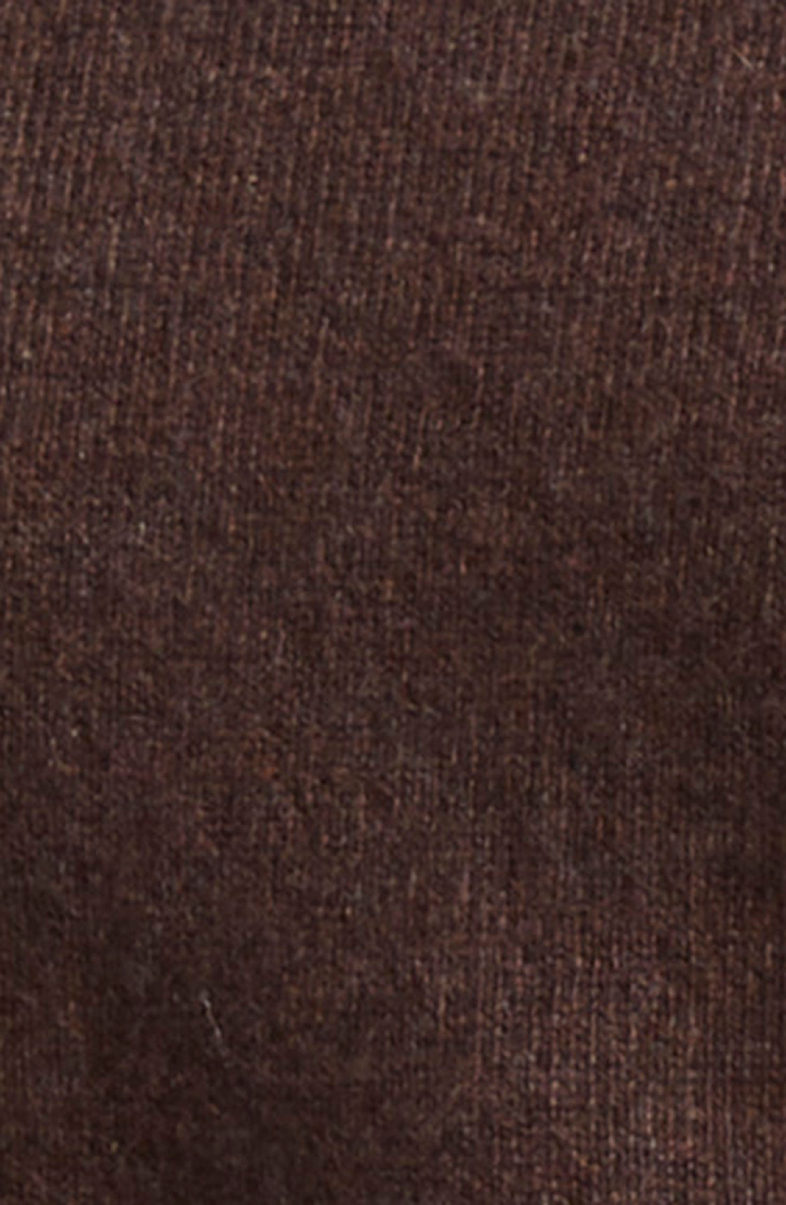 Stella McCartney Cashmere & Virgin Wool Sweater in Chocolate Brown at Nordstrom - 6