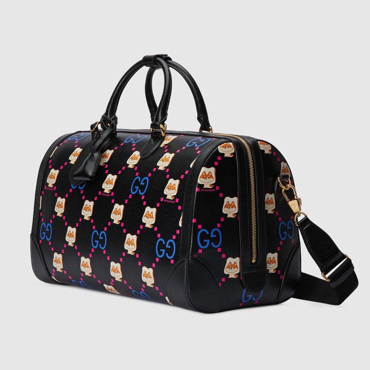 GG animal print duffle bag - 2