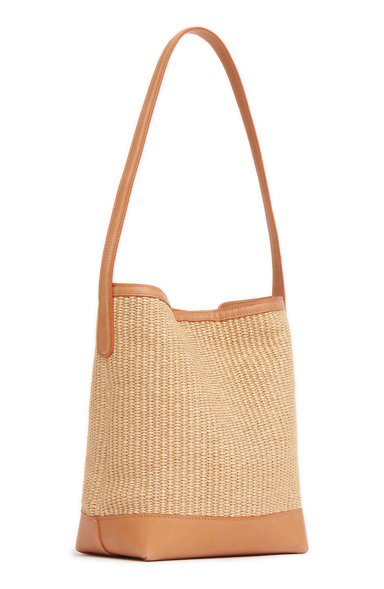 Mansur Gavriel Mini Everyday Raffia Cabas Hobo Bag in Natural at Nordstrom - 4