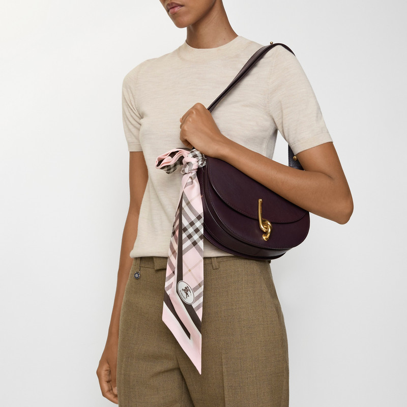 Skinny Check Silk Scarf 3