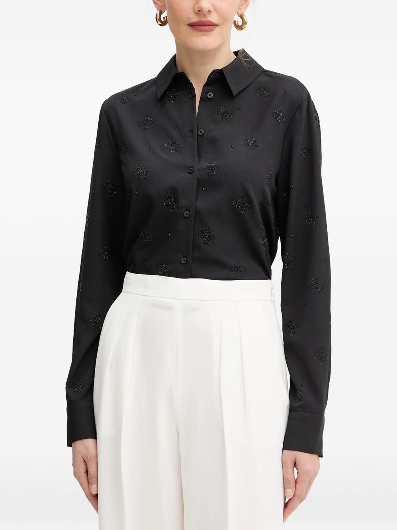 beaded collared blouse 1