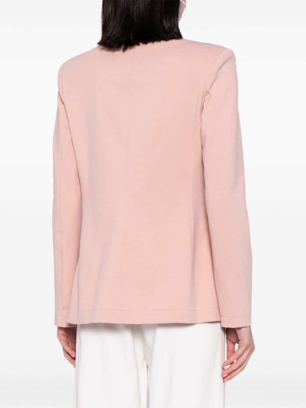 shoulder-pads double-breasted blazer - 4