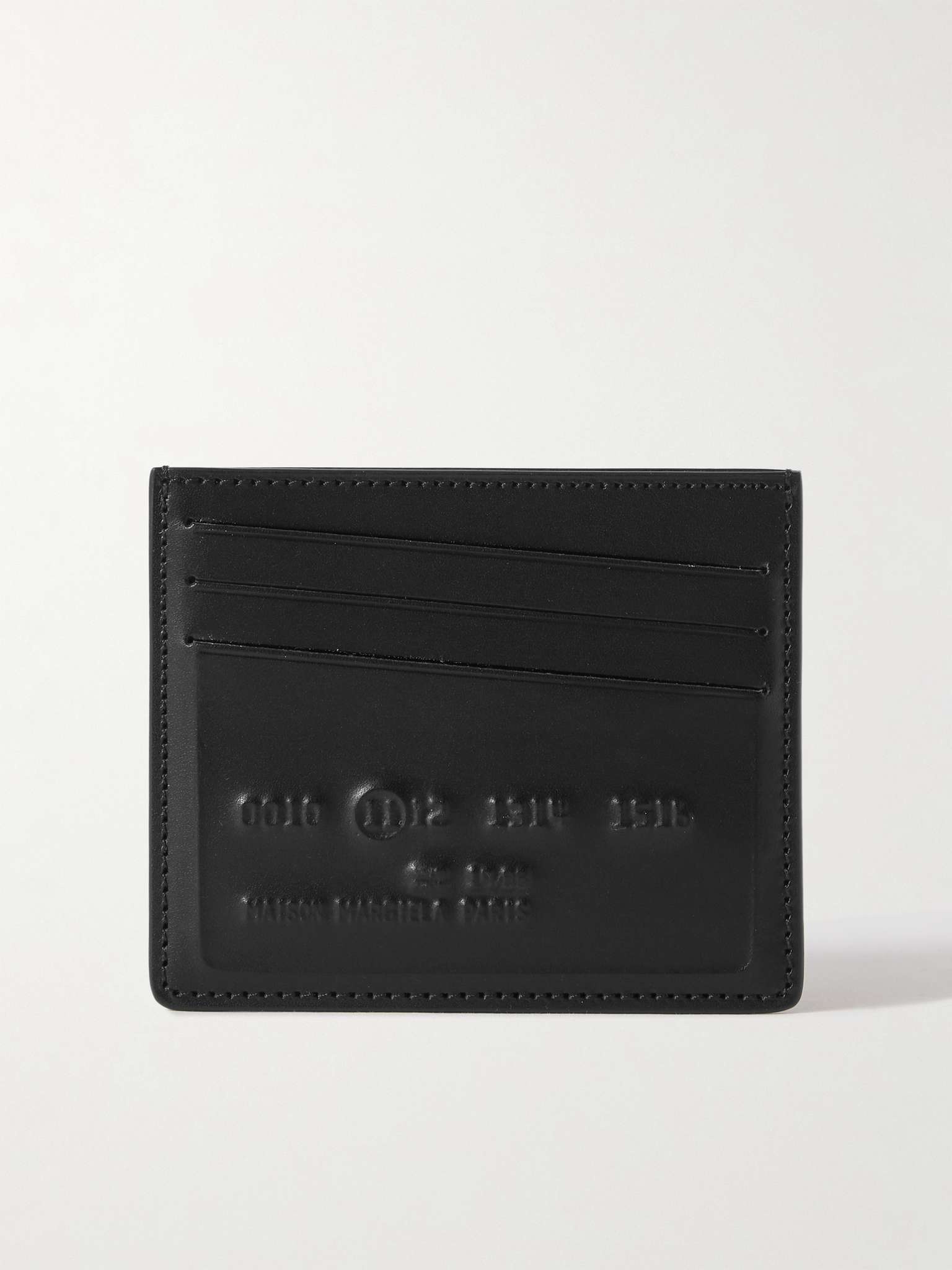 Logo-Debossed Leather Cardholder - 1