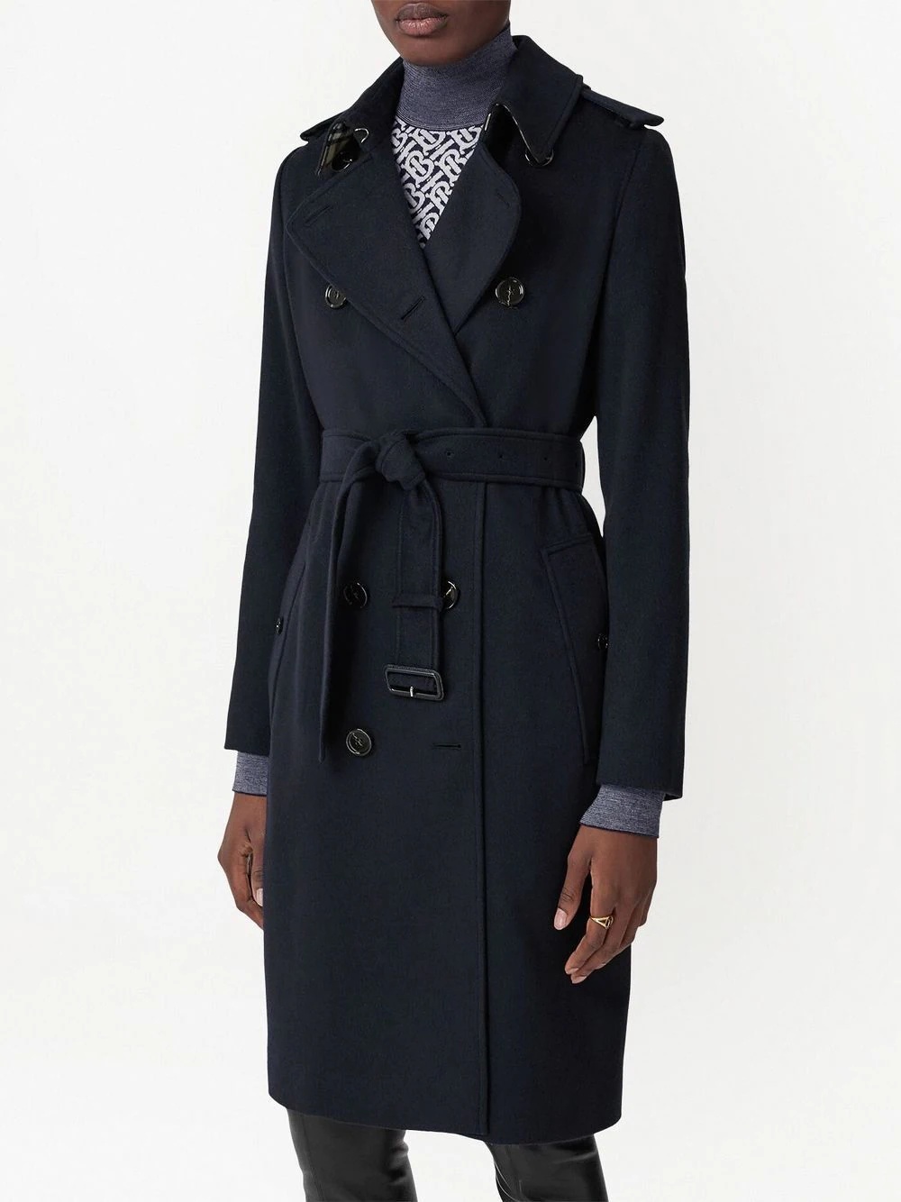 Kensington cashmere trench coat - 3