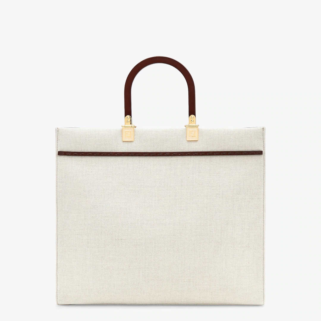White canvas shopper - 3