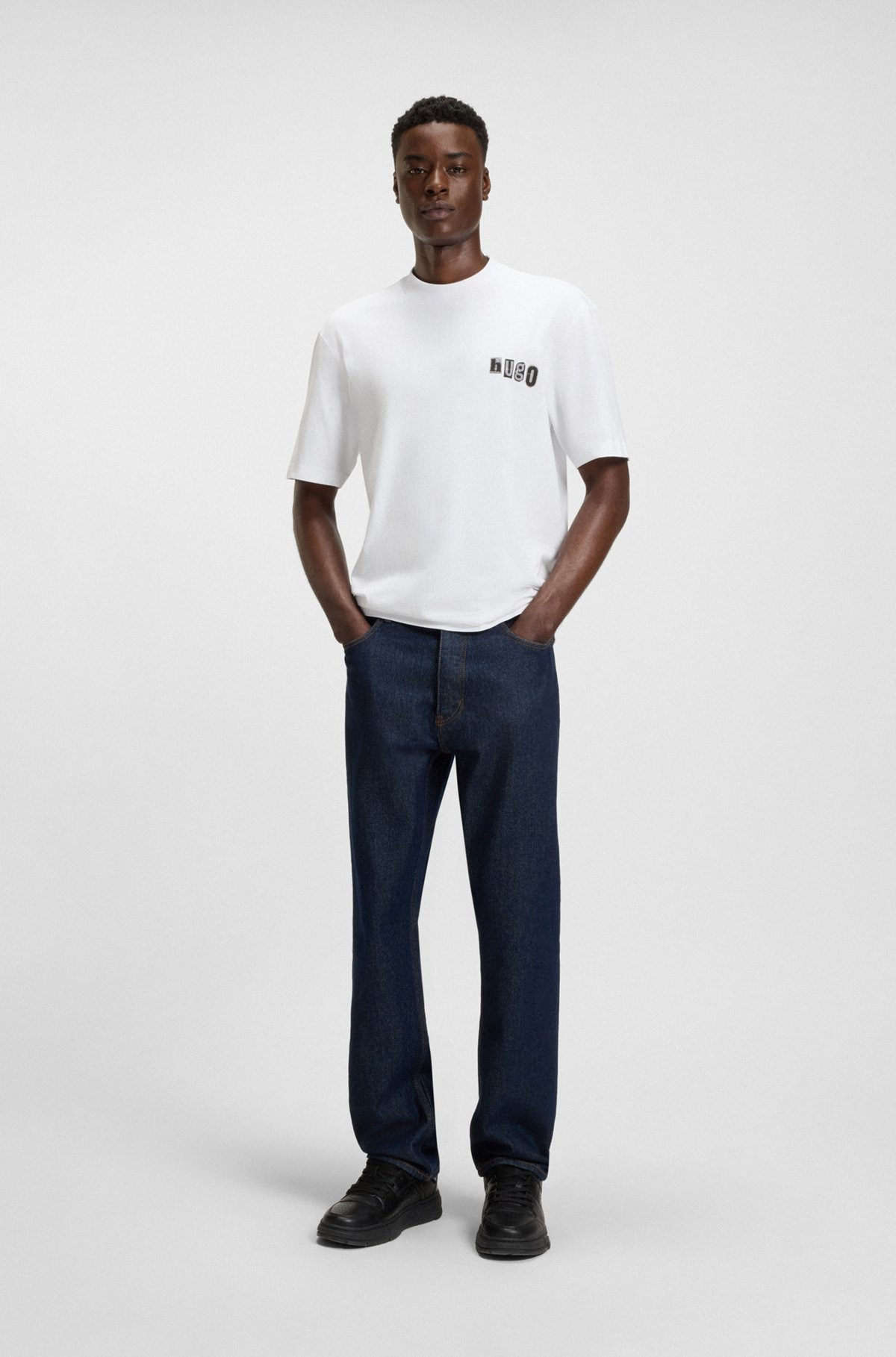 COTTON T-SHIRT WITH LOGO ARTWORK - 4