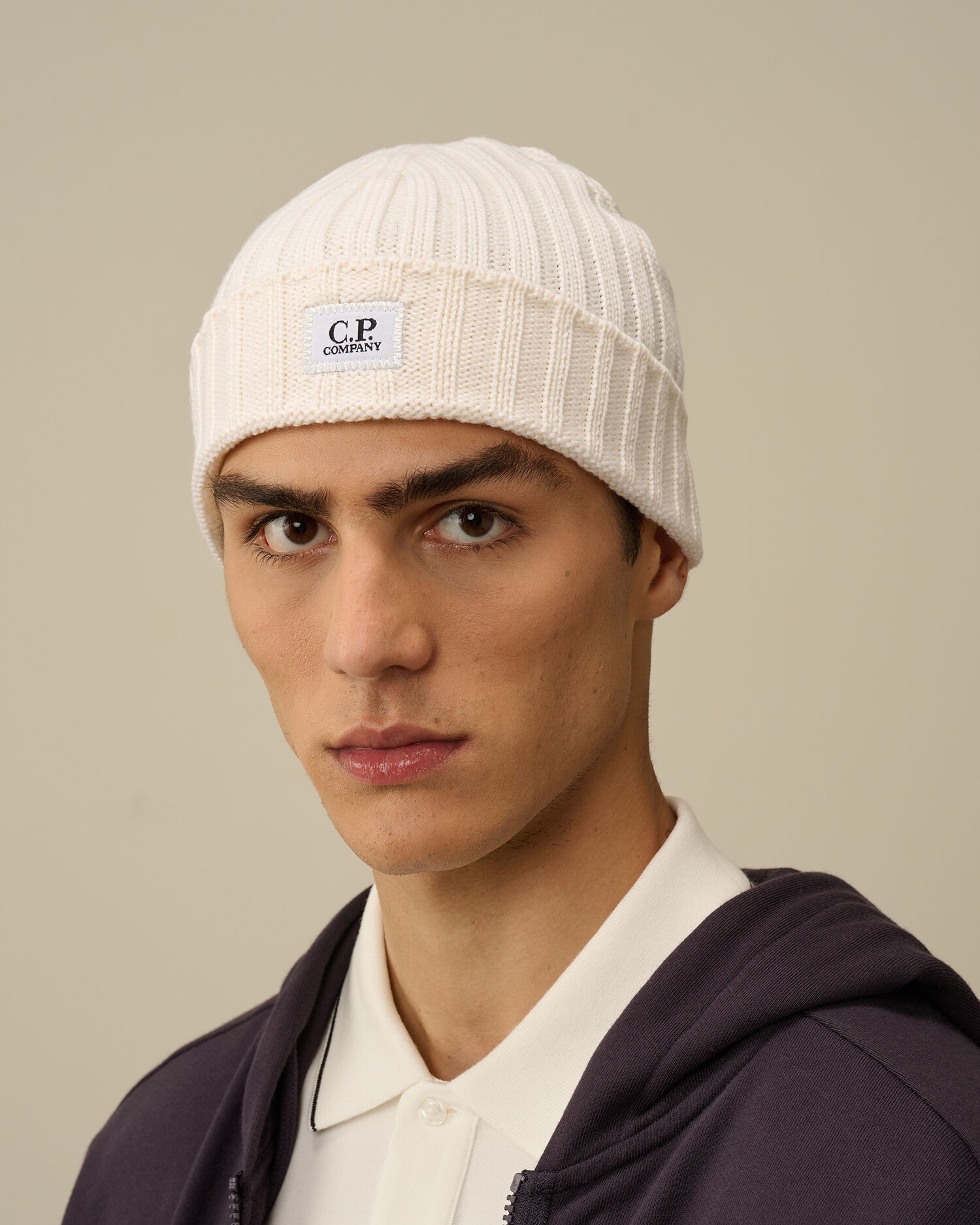 Extra Fine Merino Wool Logo Beanie - 2