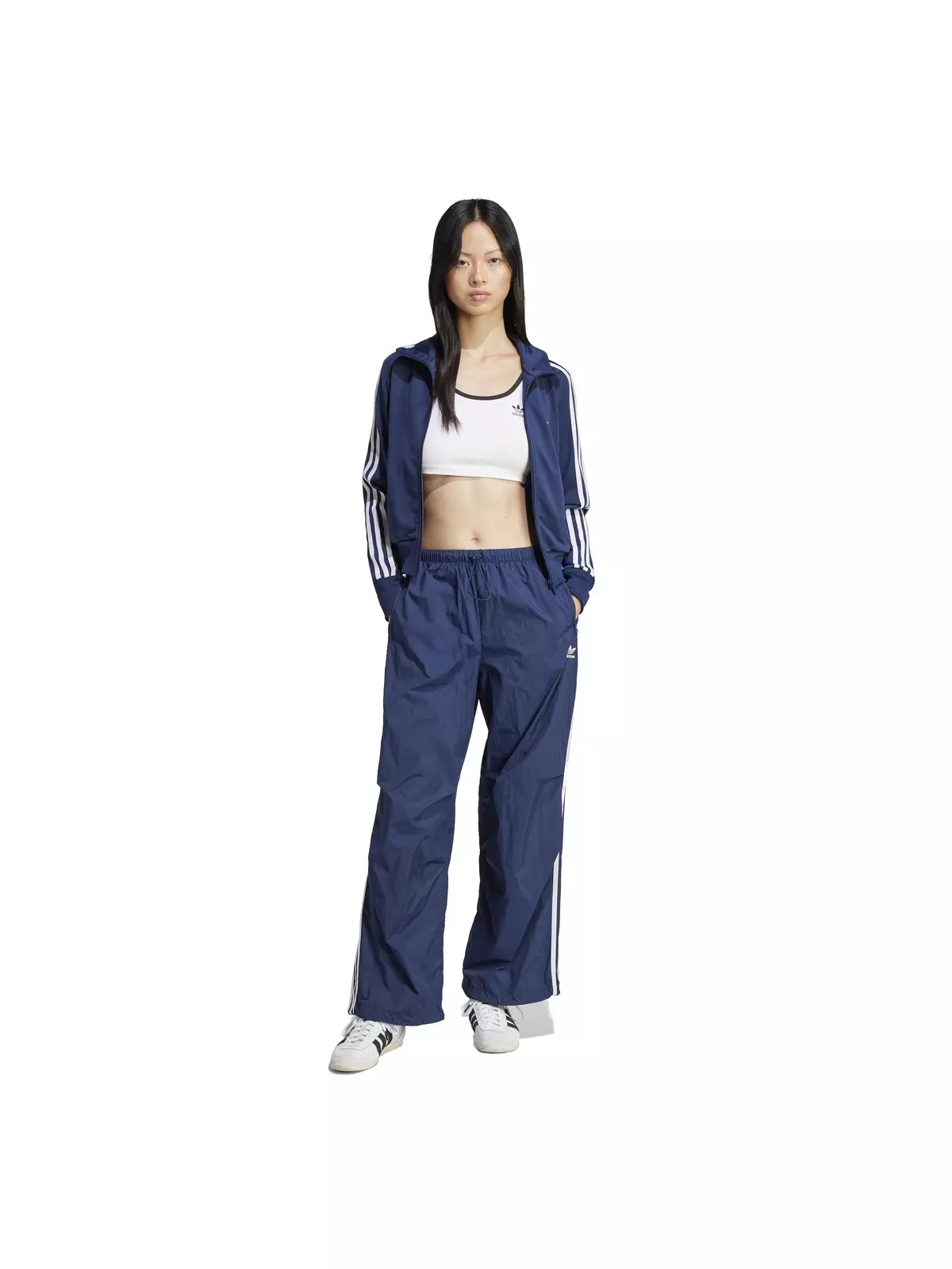 Originals Women's 3-Stripes Woven Parachute Tracksuit Bottoms -Blue - 5