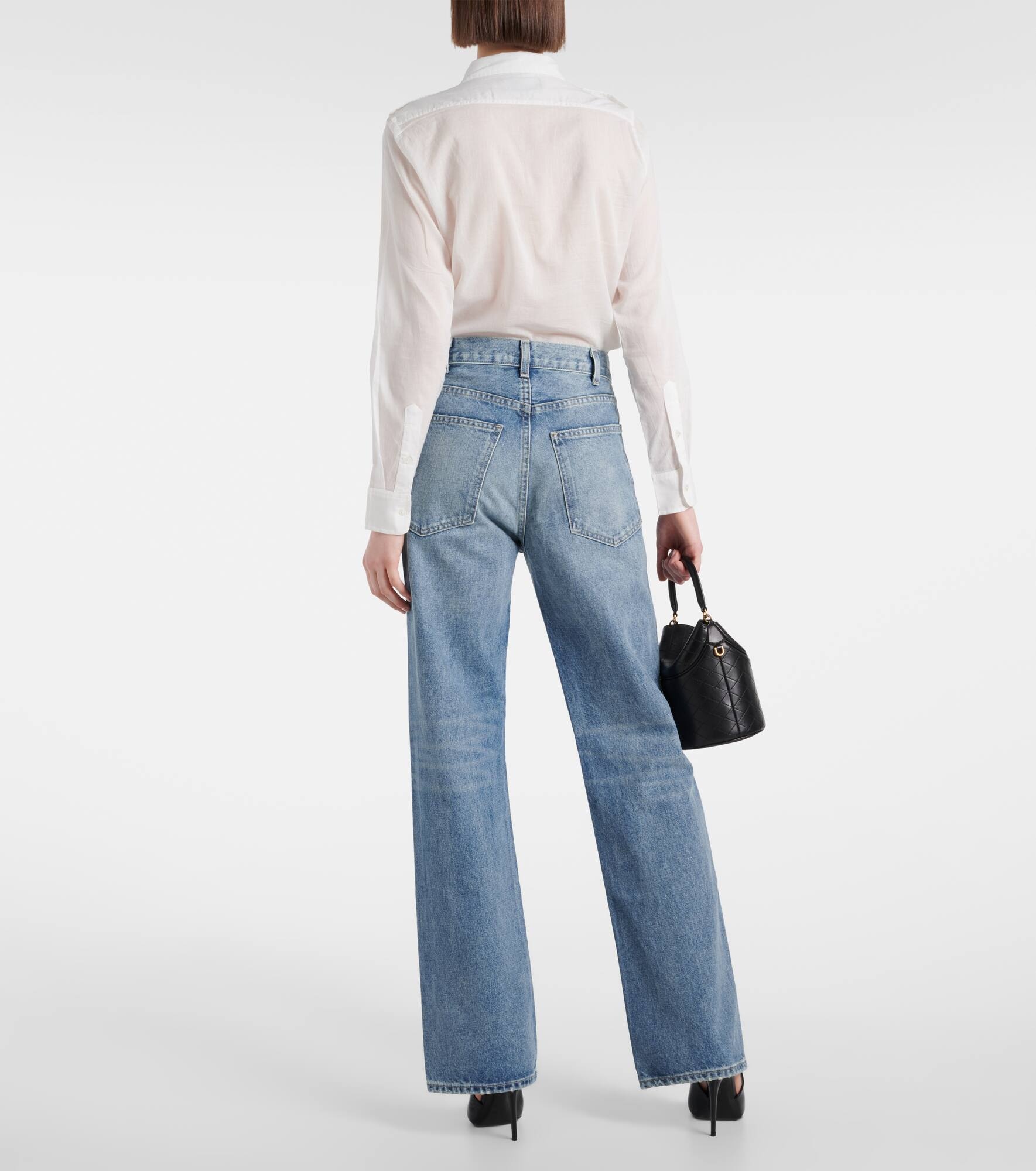 Mitchell low-rise wide-leg jeans - 3