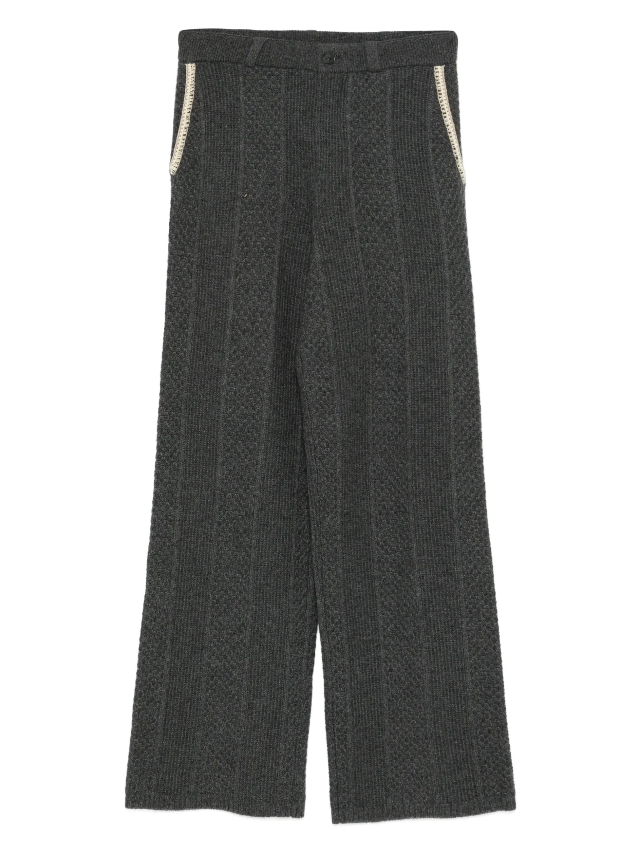 knitted trousers - 1