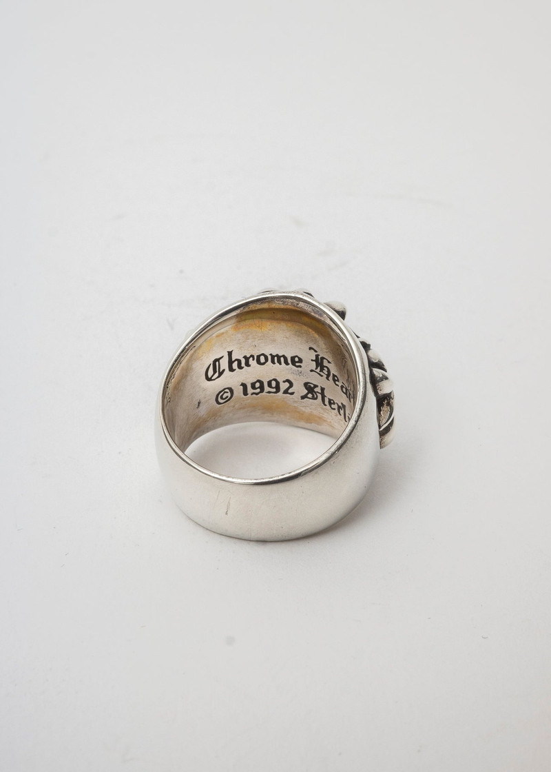 Silver CH Keeper Floral Silver Ring 3