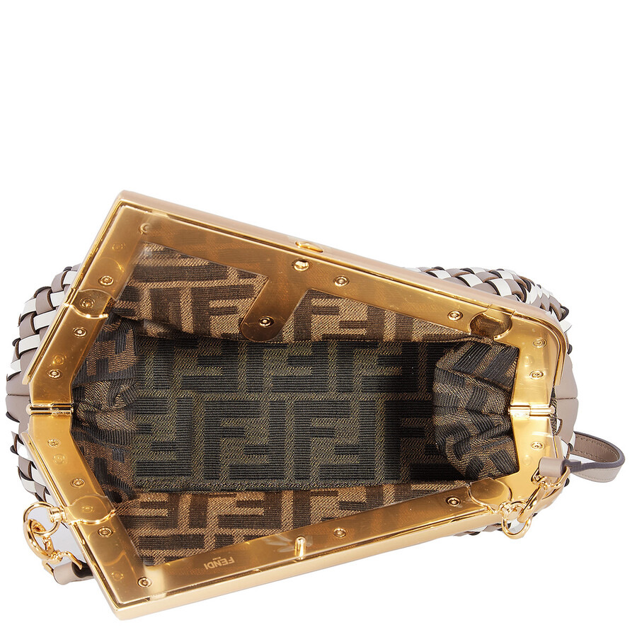 Fendi Hand Woven Leather Bag - 5