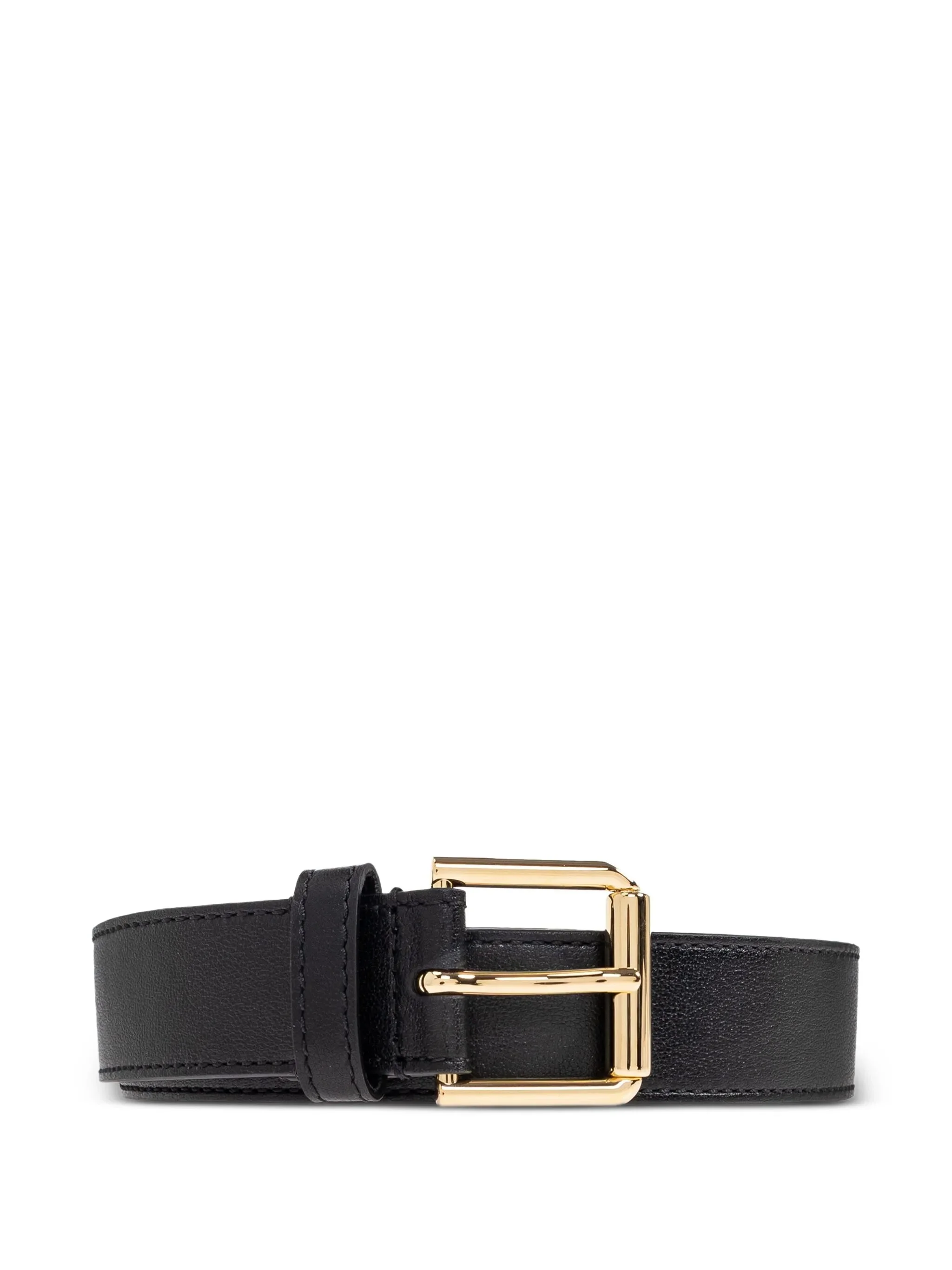 Givenchy Gold-buckle Leather Belt - 1