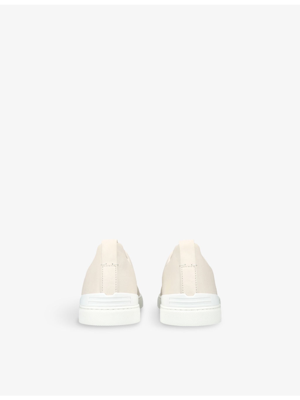Triple Stitch Leather Low-Top Trainers - 4