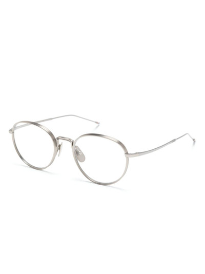 Thom Browne round-frame glasses outlook