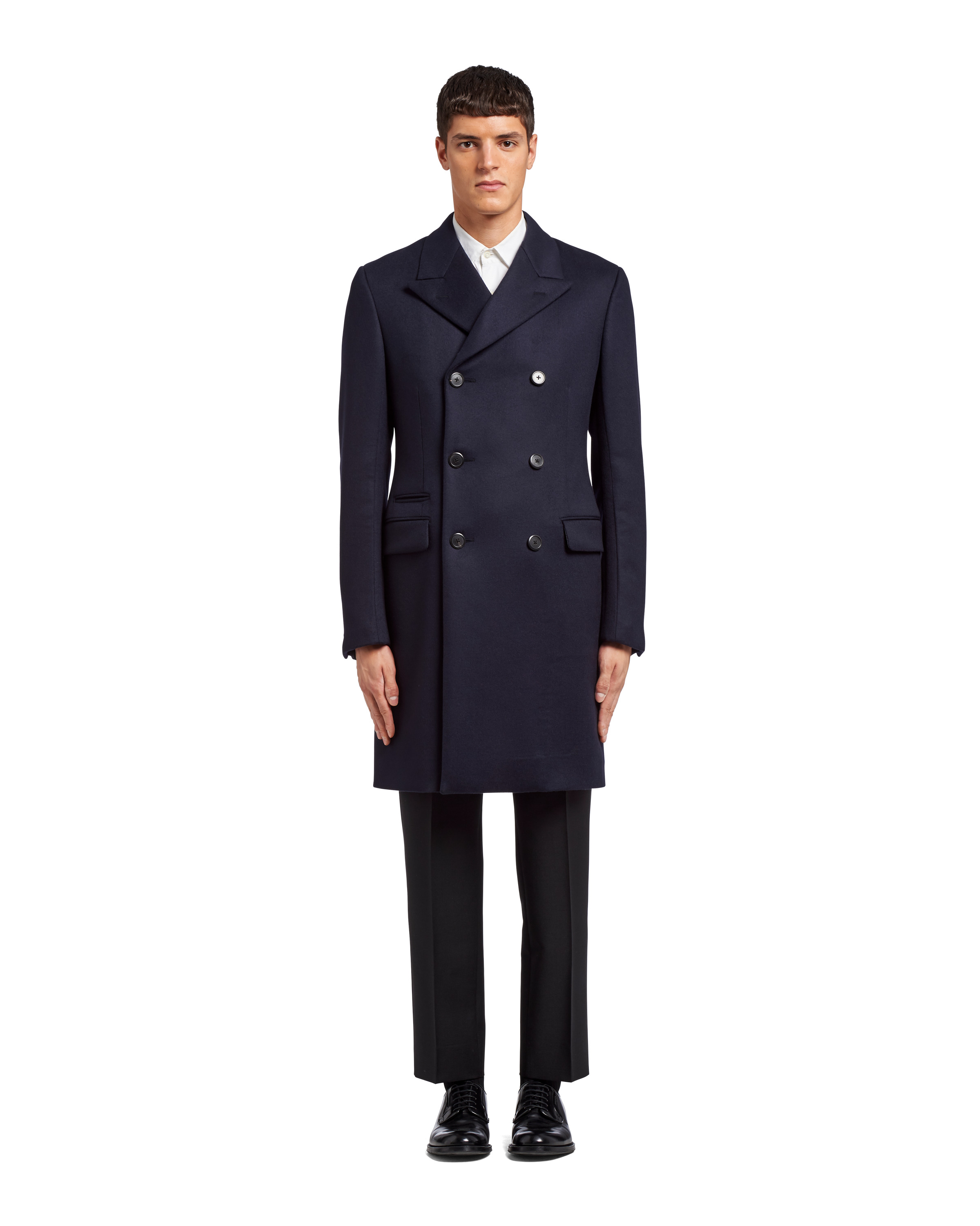 Double-breasted cashmere coat - 2