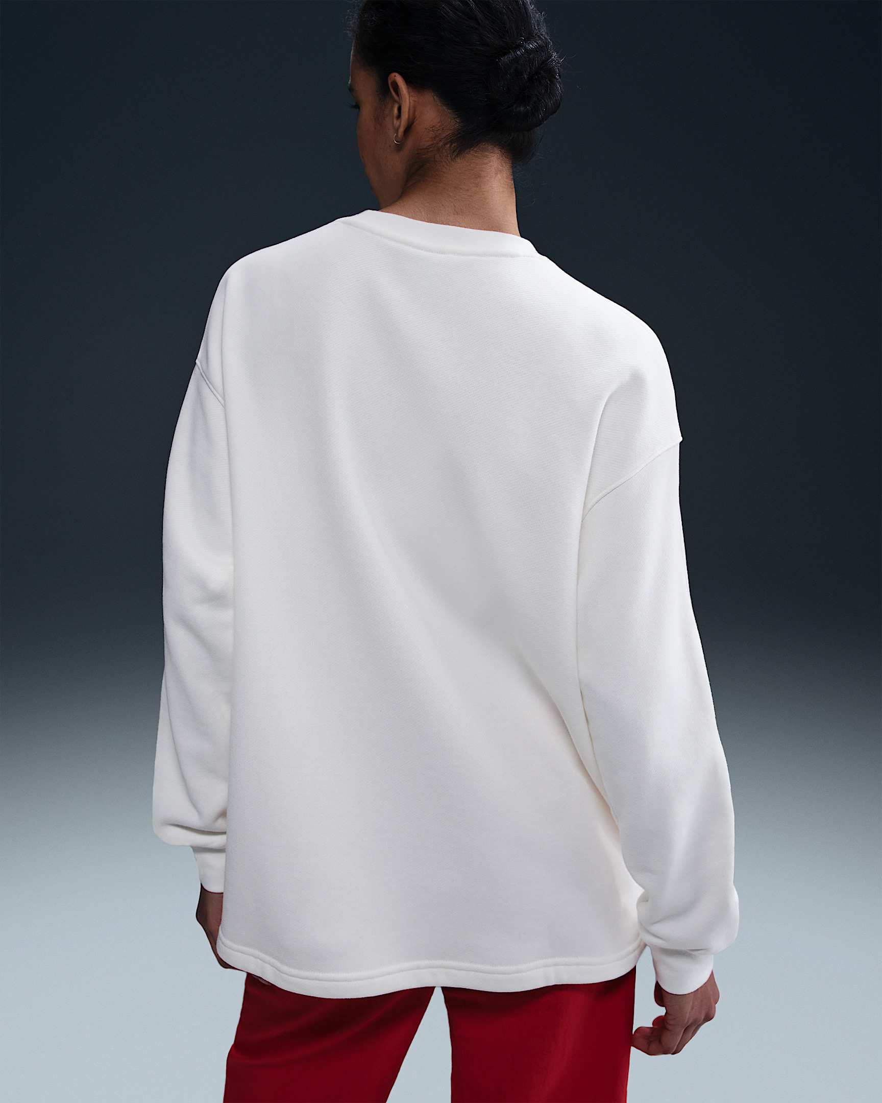 Nike Sportswear Women's Oversized Crew-Neck French Terry Sweatshirt - 2