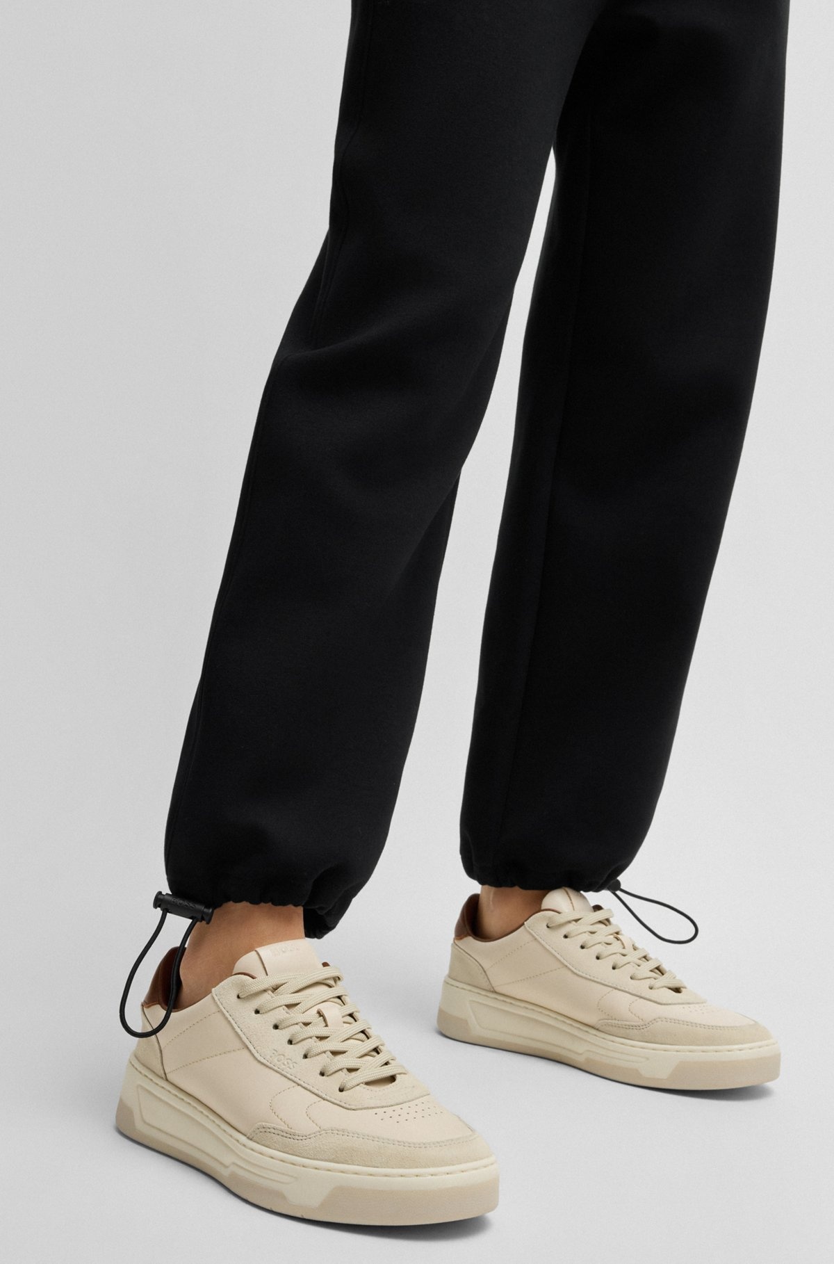 TRACKSUIT BOTTOMS WITH ADJUSTABLE HEMS - 5