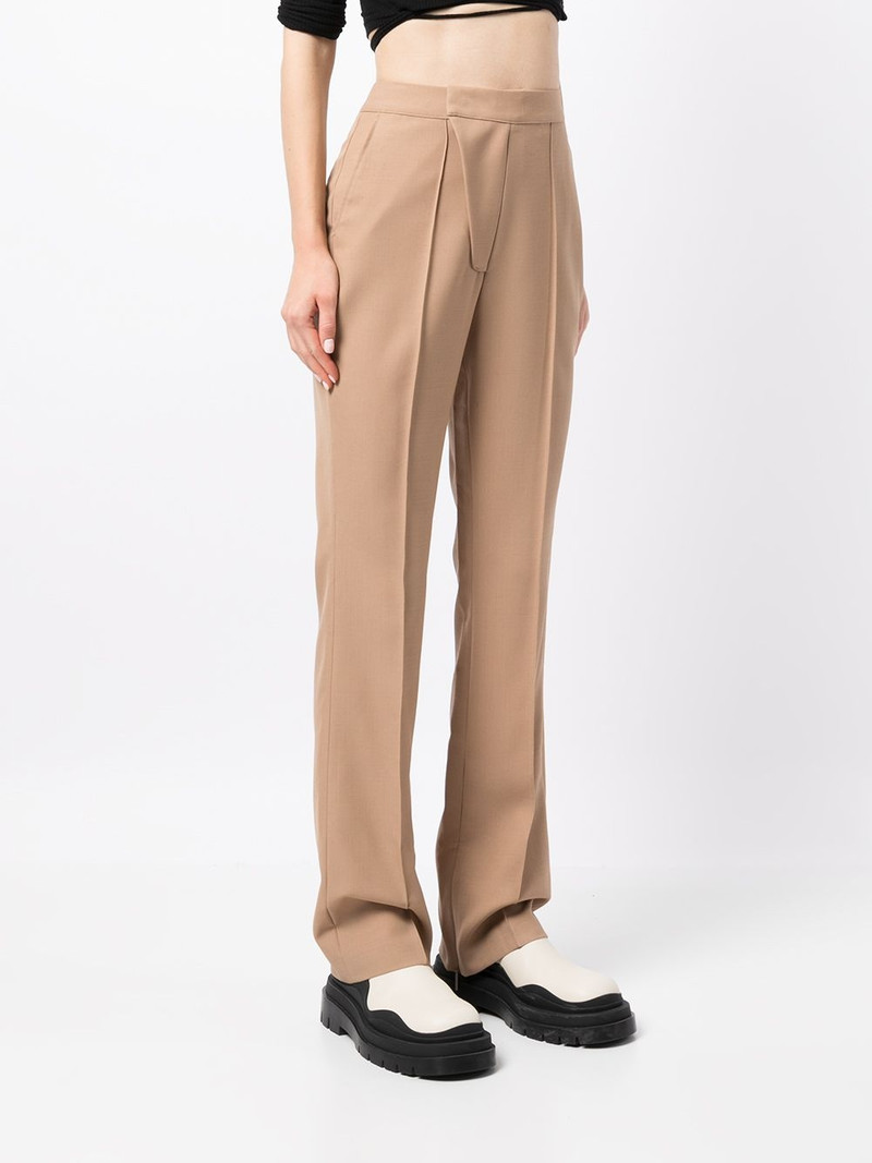 high-waisted flared trousers 3
