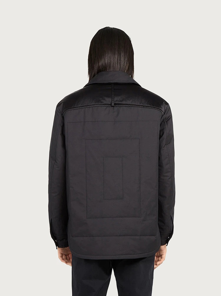 RELAXED FIT PADDED SHIRT - 4