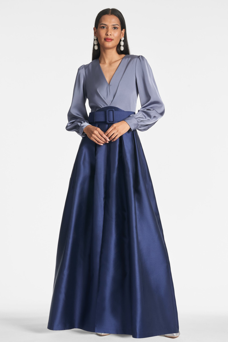 Zoe Gown - Cool Grey/Night Sky 1