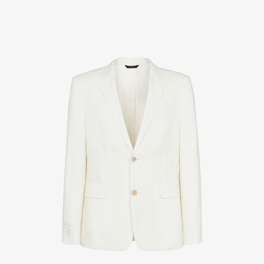 Natural hemp fabric blazer - 1