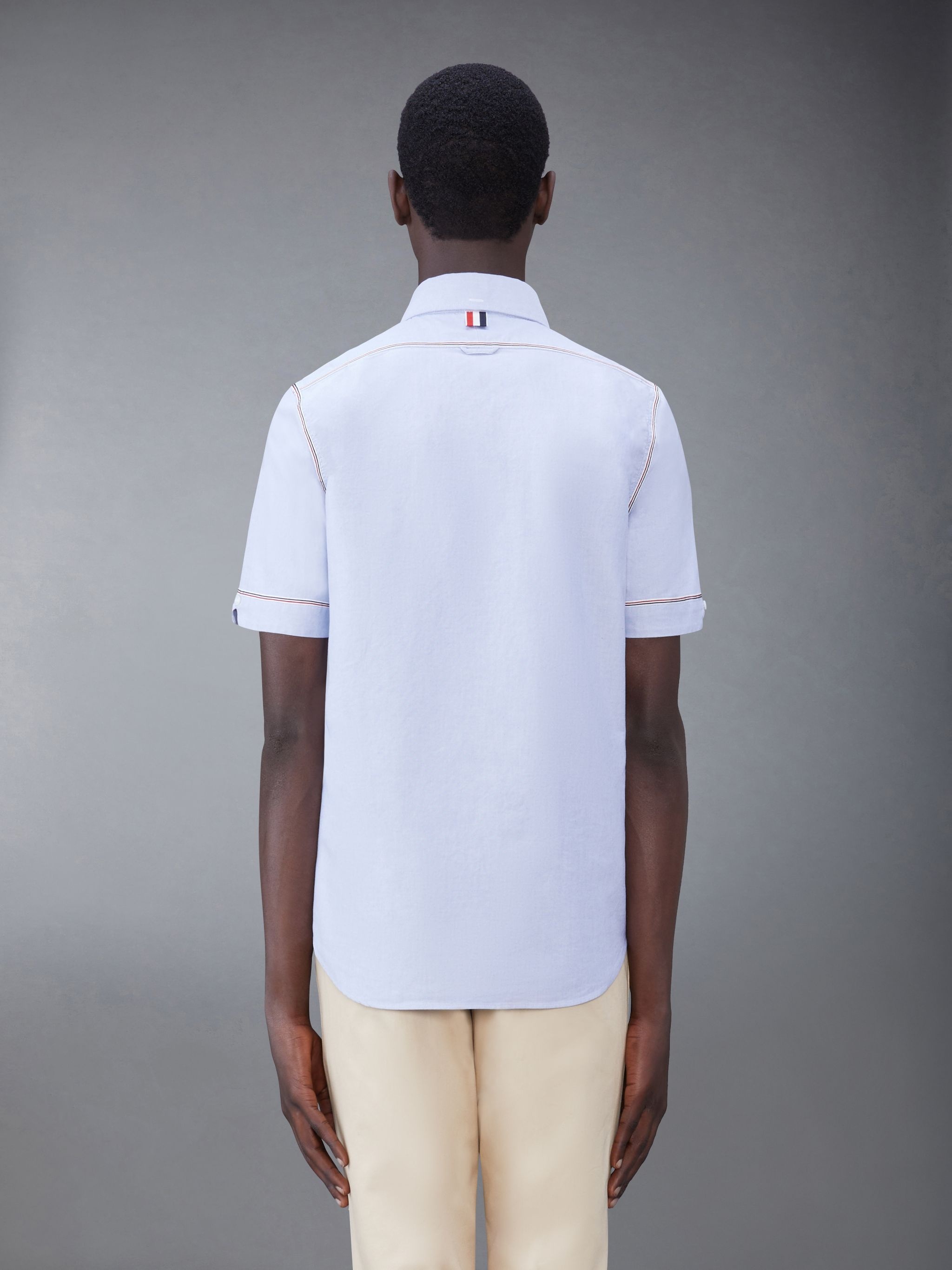 RWB stripe cotton shirt - 3