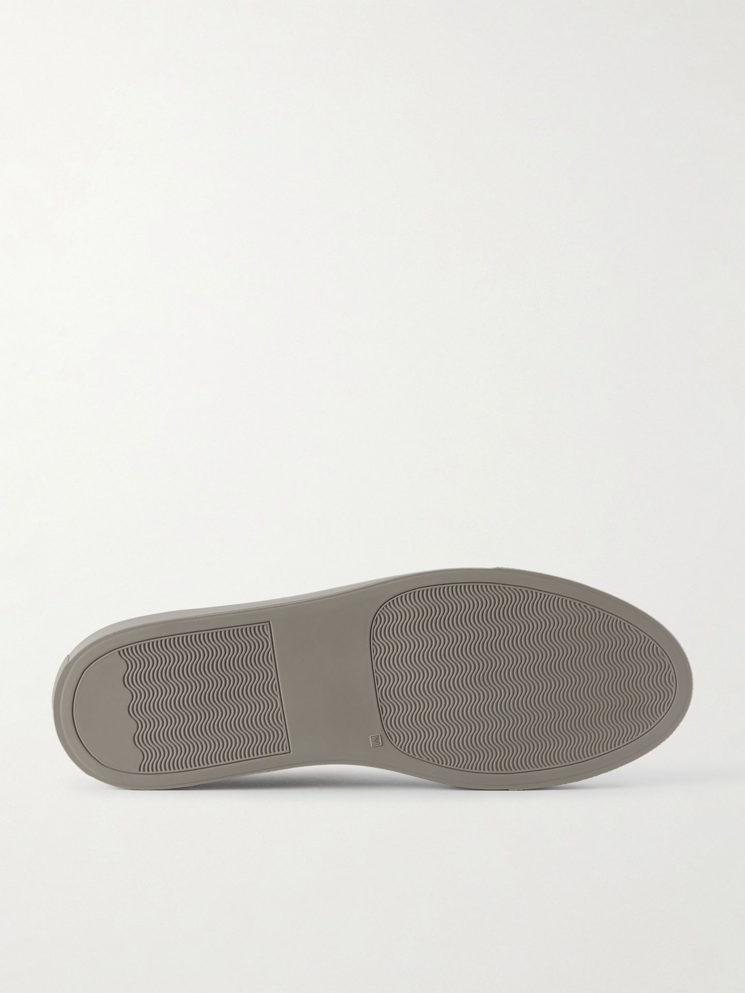 Original Achilles Suede-Trimmed Nubuck Sneakers Beige - 3