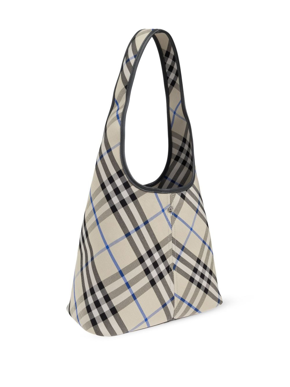 Check-pattern tote bag - 4