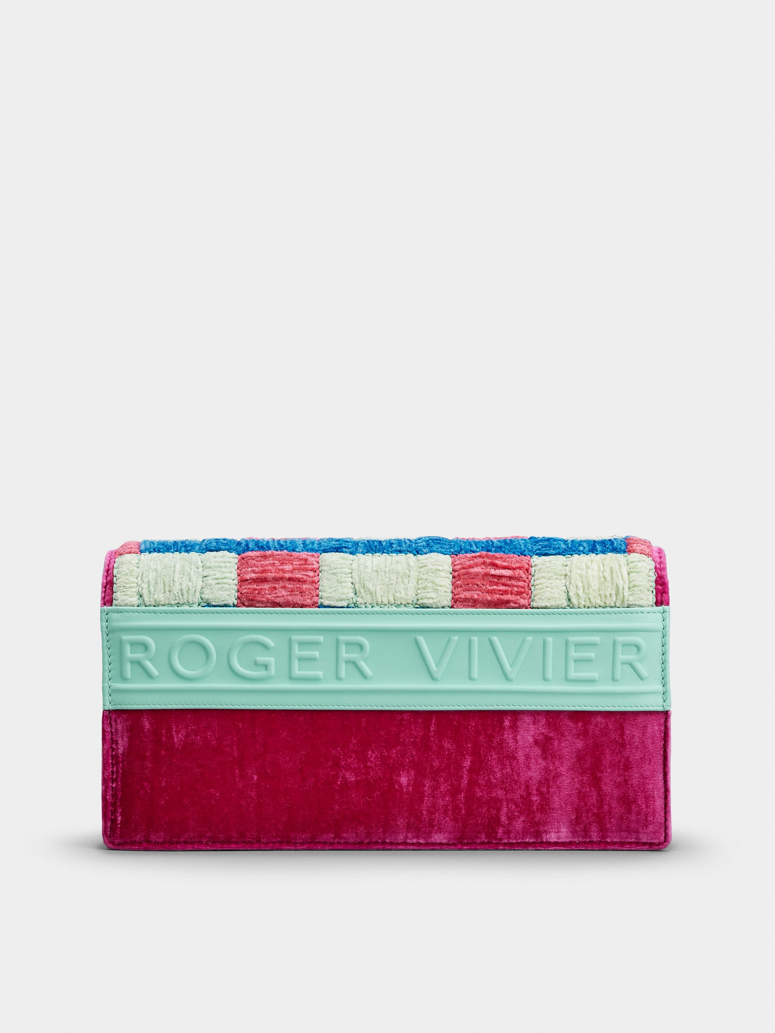 Viv' Choc Weaving Bag in Velvet - 5