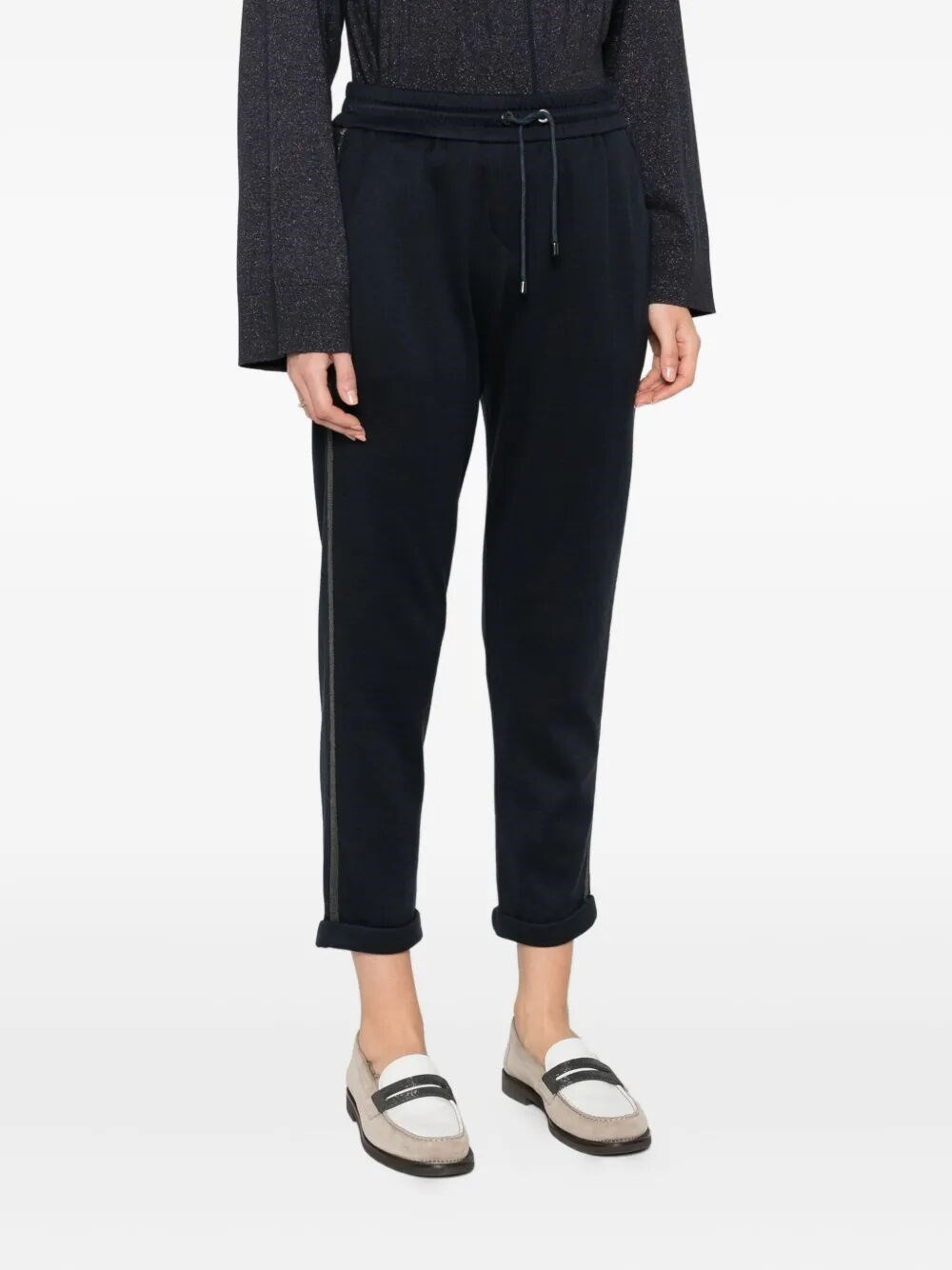 Pants With `Precious` Stripe - 4