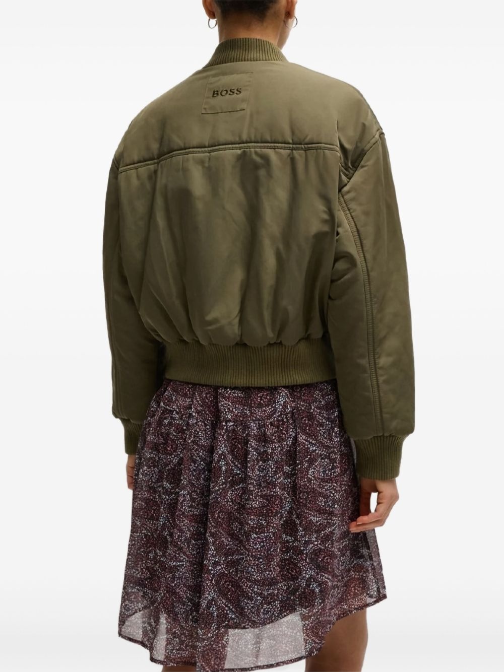 water-repellent reversible bomber jacket - 3