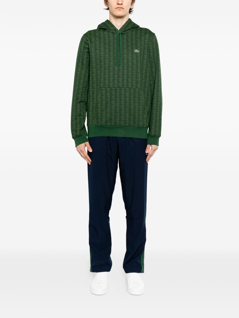 LACOSTE logo-patch hoodie outlook