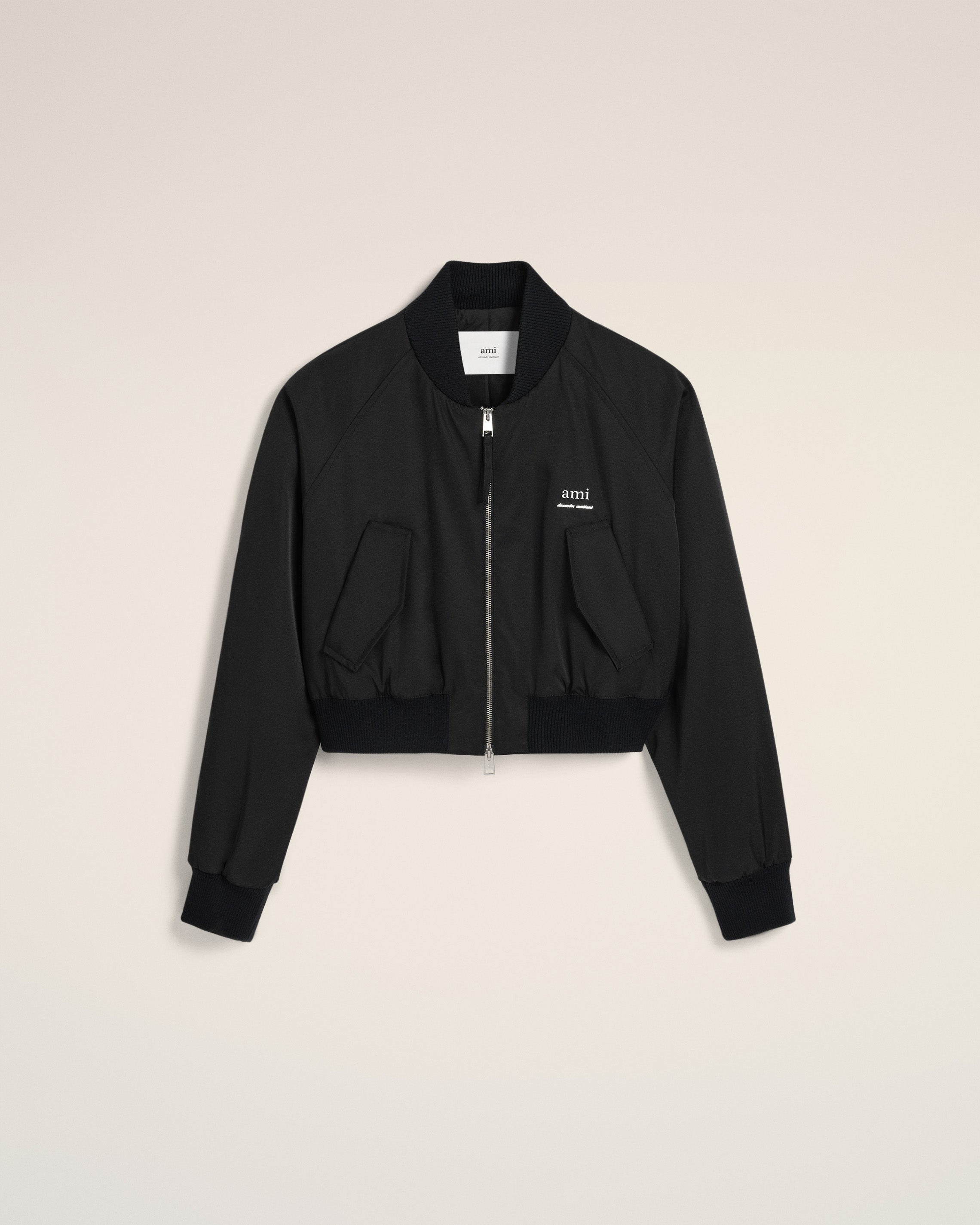 BLACK TWILL BOMBER - 2