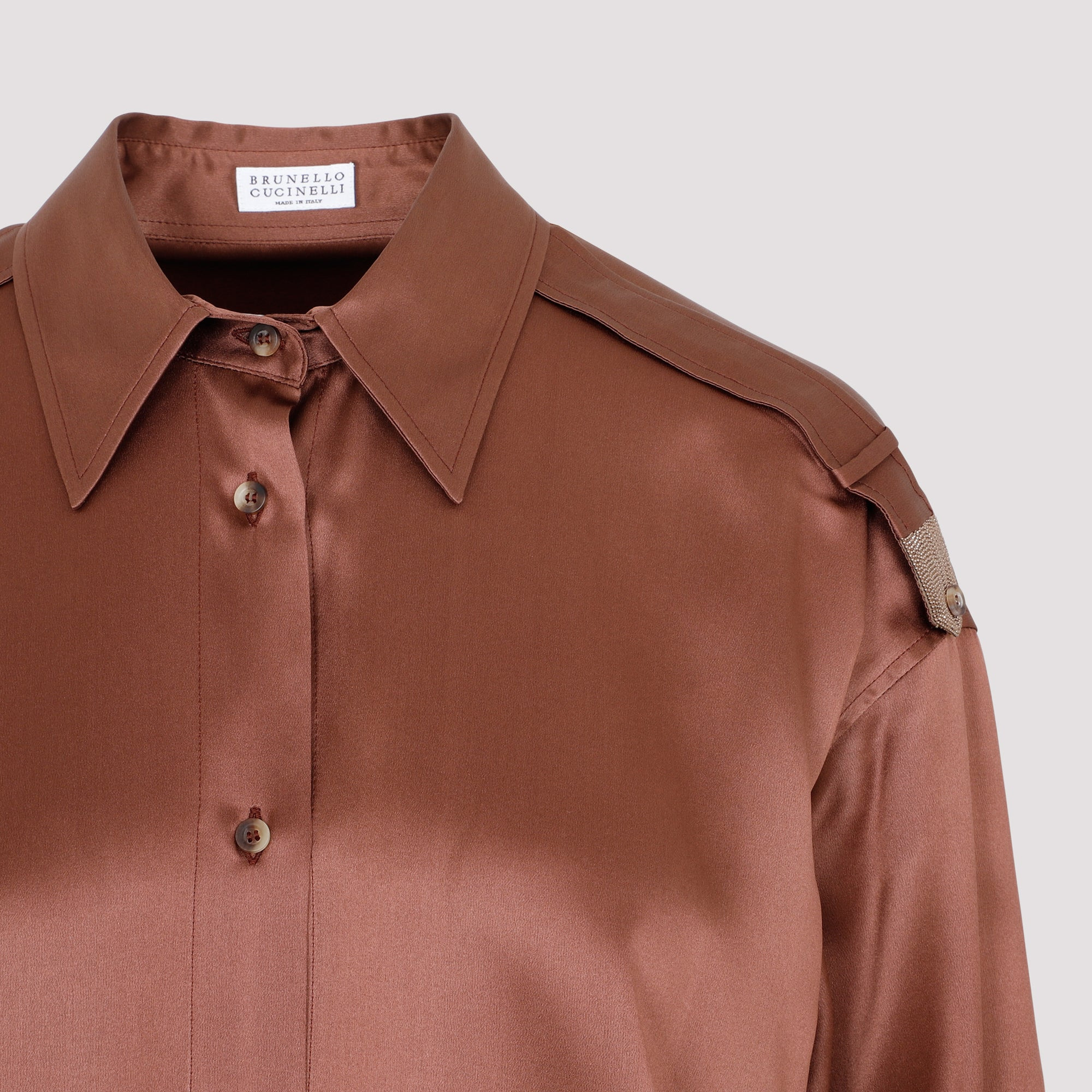 Brunello Cucinelli Silk Shirt Women - 4