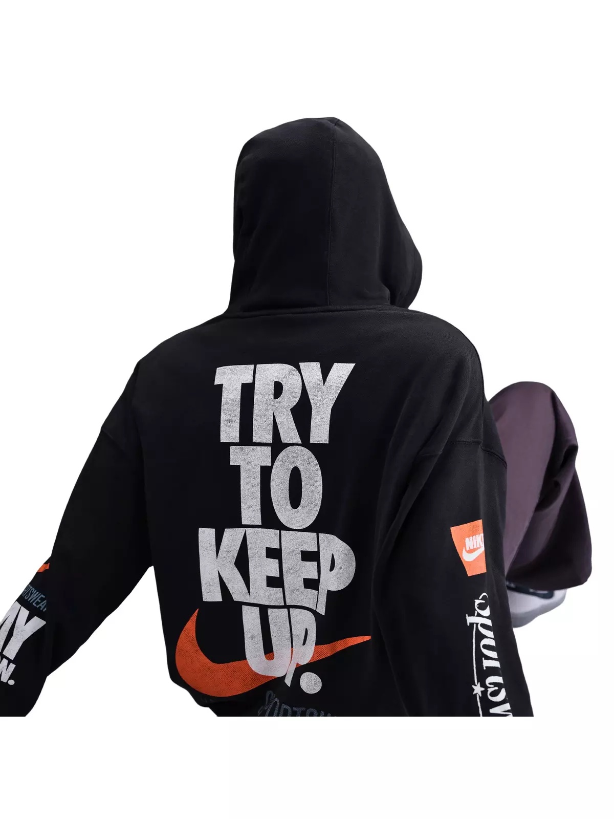 Men's Club Oversized French Terry Pullover Hoodie - 5