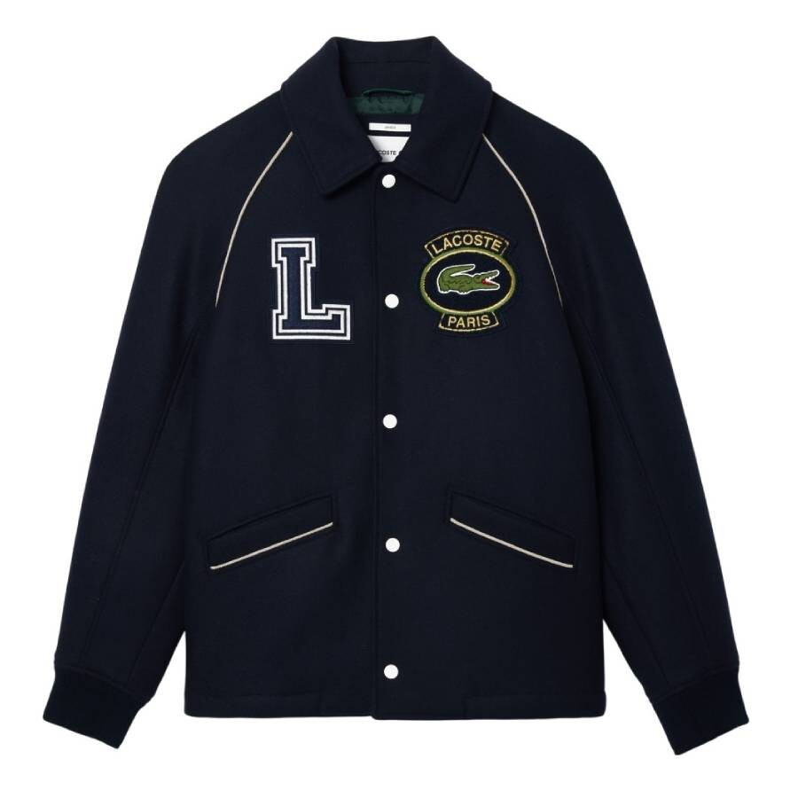 Lacoste Paris Wool-Blend Blouson Jacket - 5
